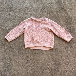 GAP Pink Animal Print Sweatshirt